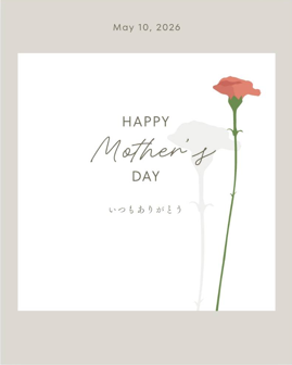 Mother's day　アポアショップ